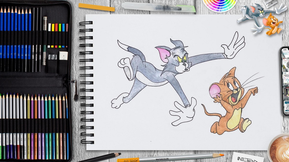 How to Draw Tom and Jerry?