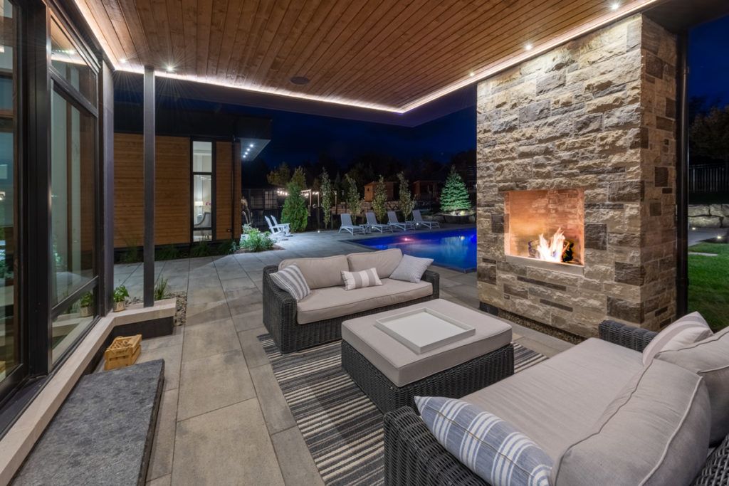 How do you light an outdoor event space?