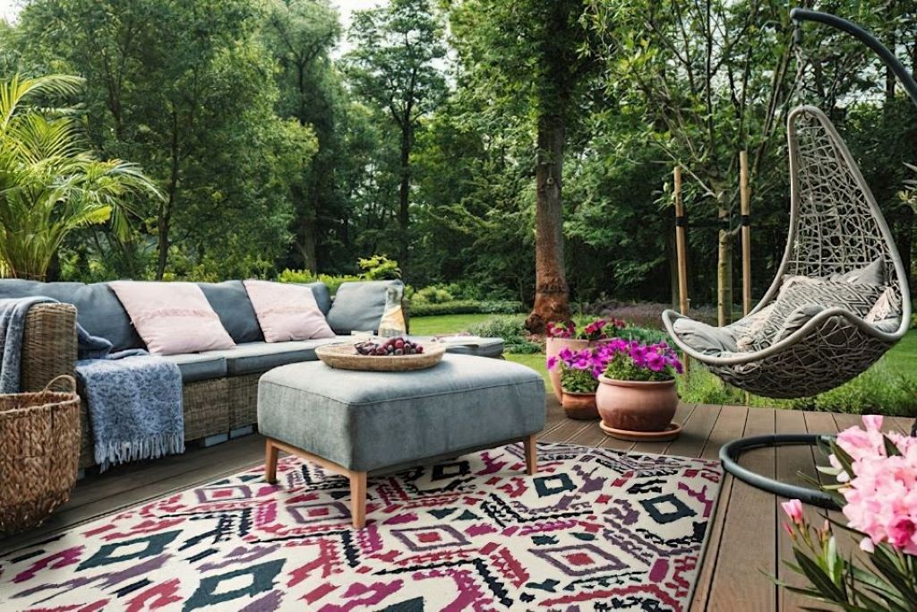 What makes a rug bohemian