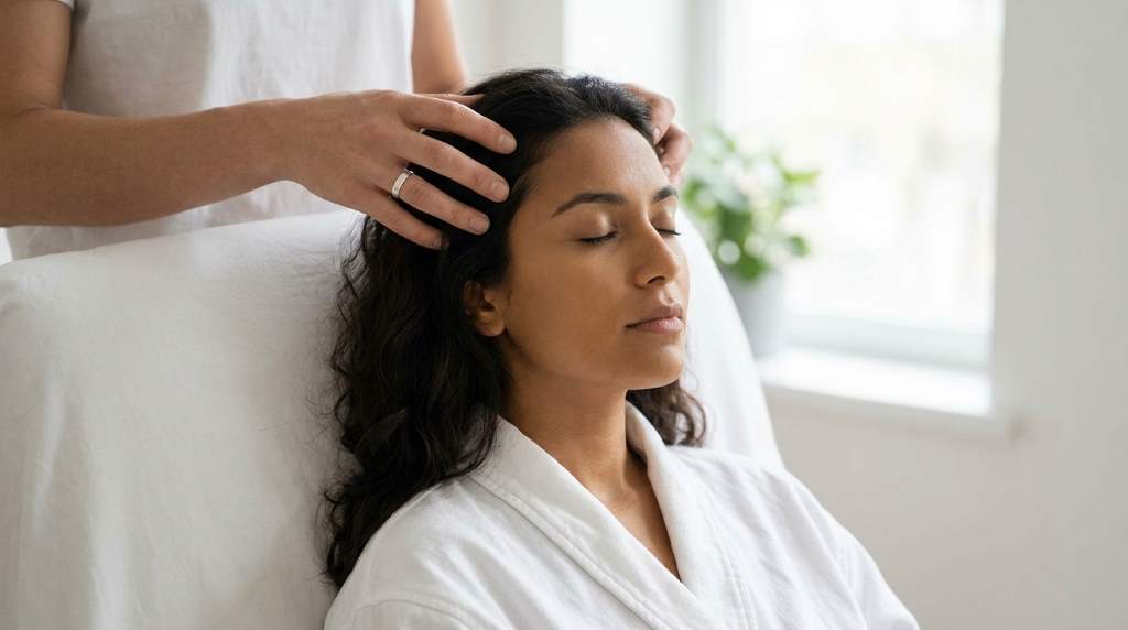 How to Perform a Scalp Spa Massage for Stress Relief